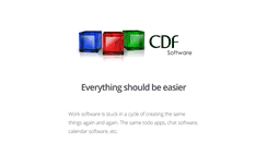 Desktop Screenshot of cdfsoftware.com